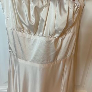 Windsor Satin Cream Gown
